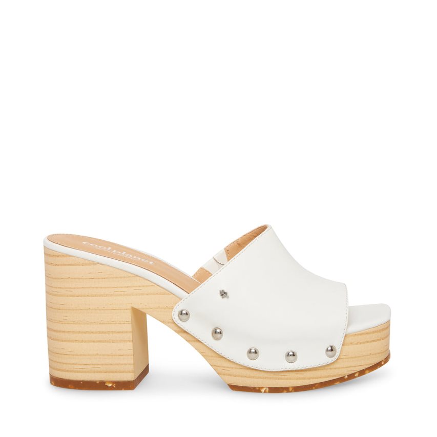 Mulas Steve Madden Restore Mujer Blancas | ES TE016E